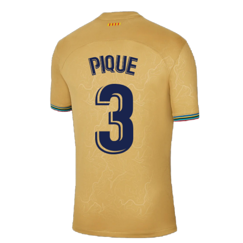 2022-2023 Barcelona Away Shirt (PIQUE 3)