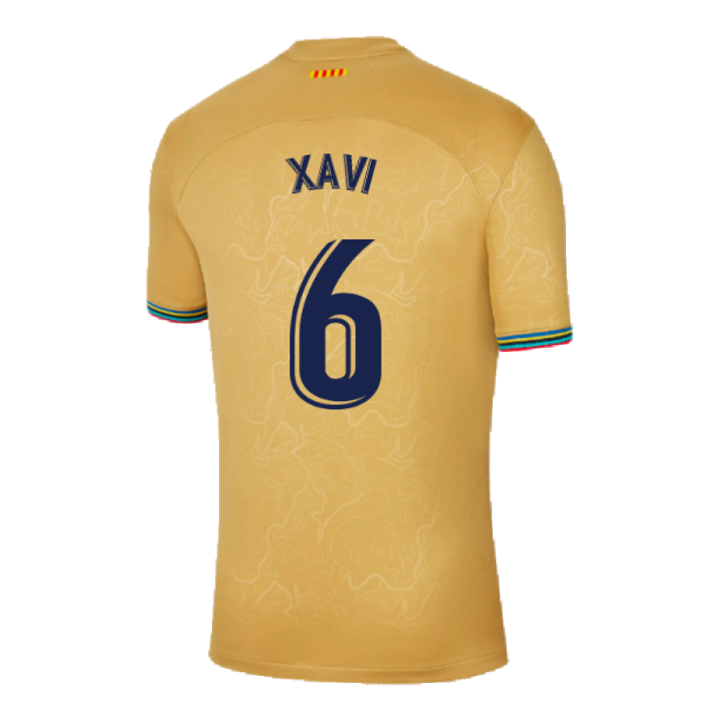 2022-2023 Barcelona Away Shirt (Sponsored) (XAVI 6)