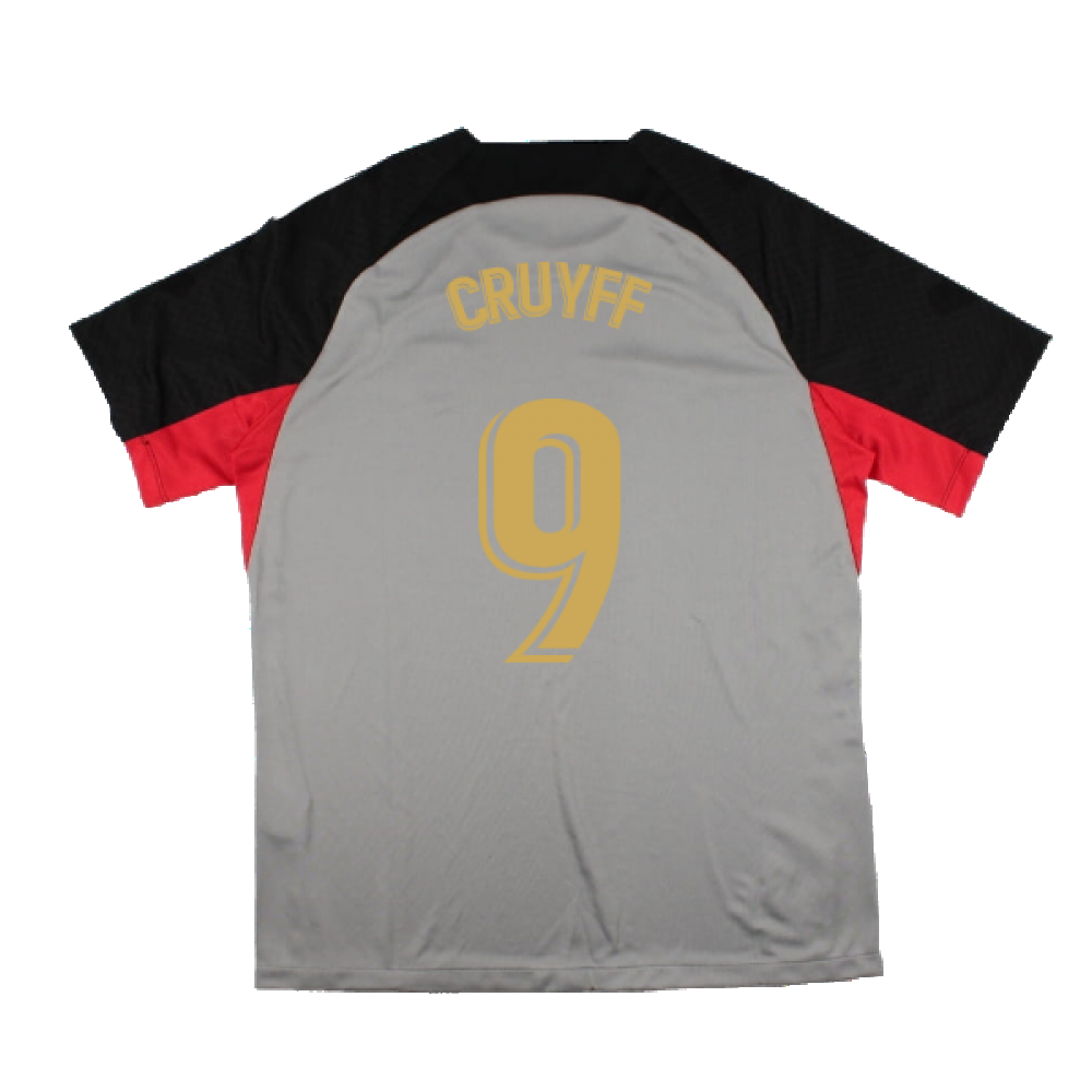 2022-2023 Barcelona CL Training Shirt (Grey) (CRUYFF 9)