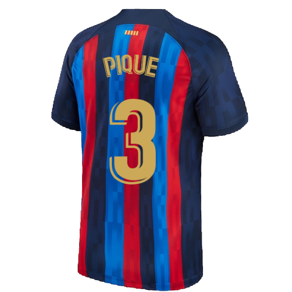 2022-2023 Barcelona Home Shirt (PIQUE 3)