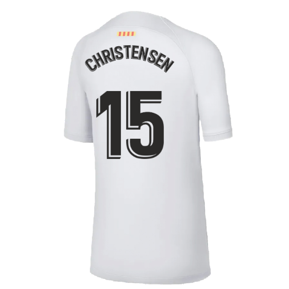 2022-2023 Barcelona Third Shirt (Kids) (CHRISTENSEN 15)