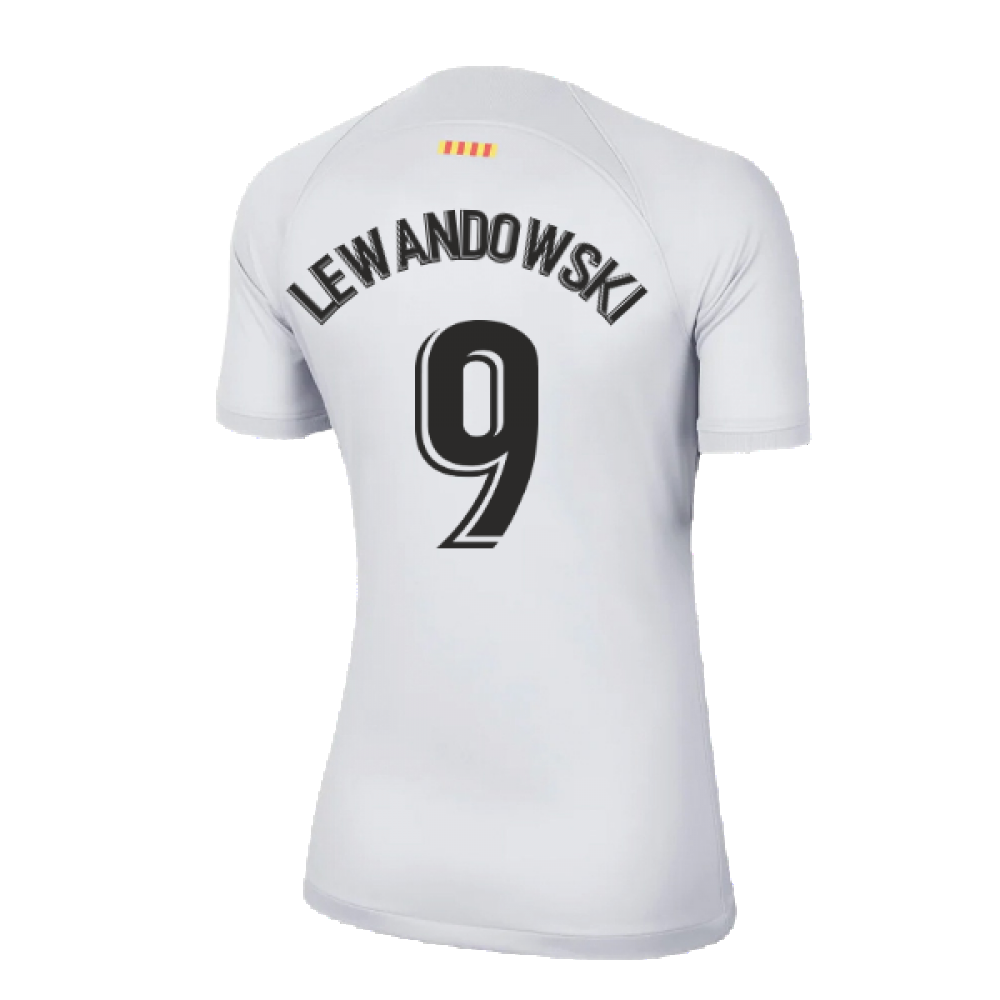 2022-2023 Barcelona Third Shirt (Ladies) (LEWANDOWSKI 9)