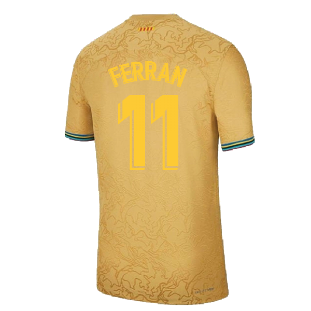 2022-2023 Barcelona Vapor Away Shirt (FERRAN 11)