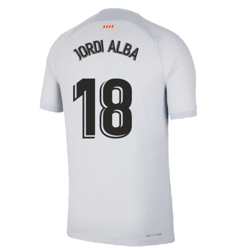 2022-2023 Barcelona Vapor Match Third Shirt (JORDI ALBA 18)