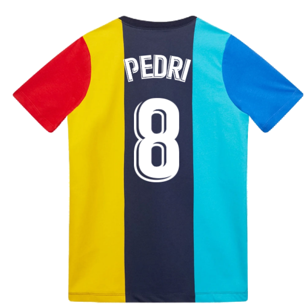 2022-2023 Barcelona Voice Tee (Obsidian) (PEDRI 8)