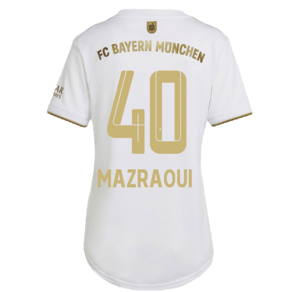 2022-2023 Bayern Munich Away Shirt (Ladies) (MAZRAOUI 40)