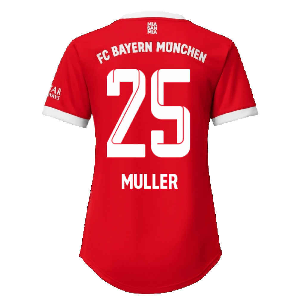 2022-2023 Bayern Munich Home Shirt (Ladies) (MULLER 25)