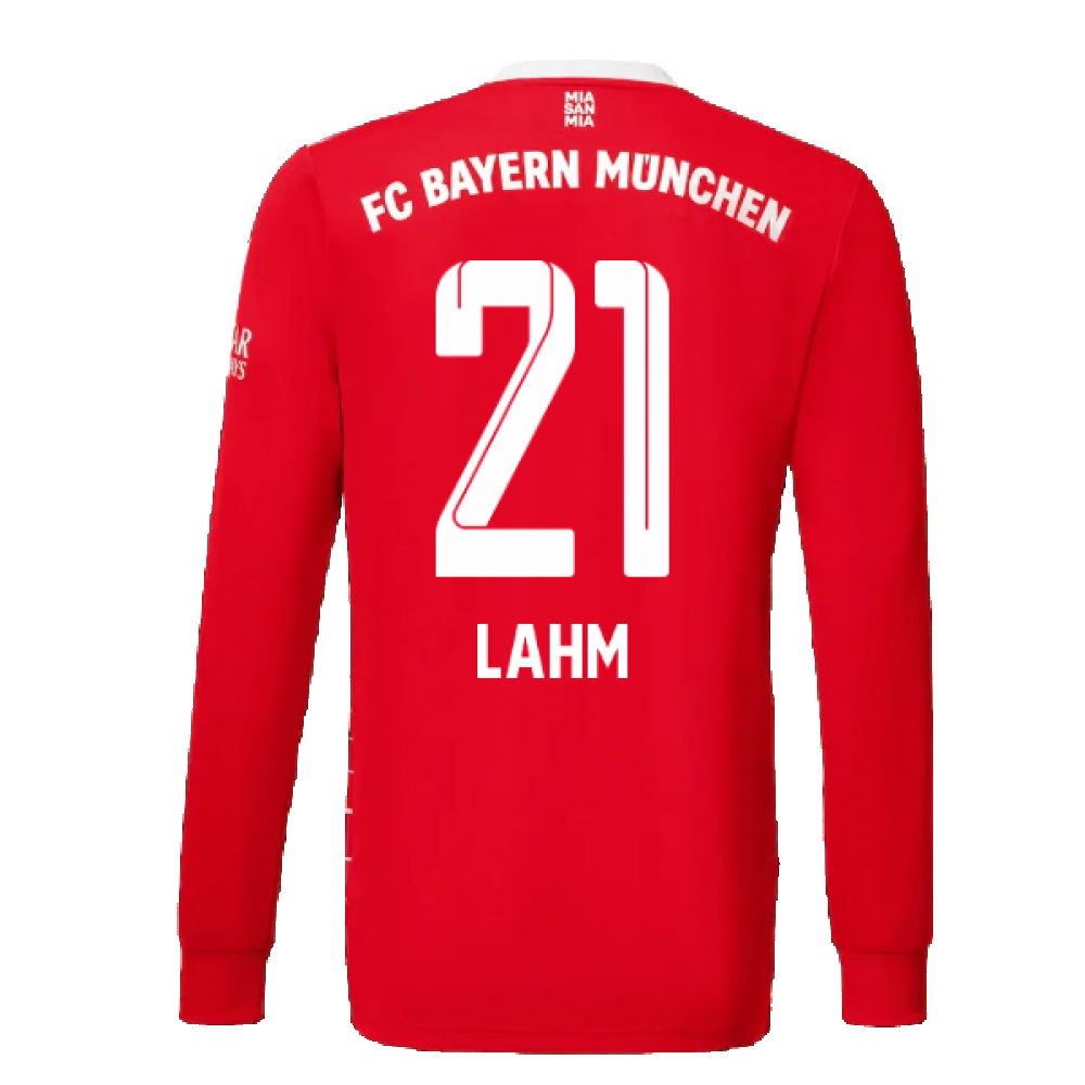 2022-2023 Bayern Munich Long Sleeve Home Shirt (Kids) (LAHM 21)