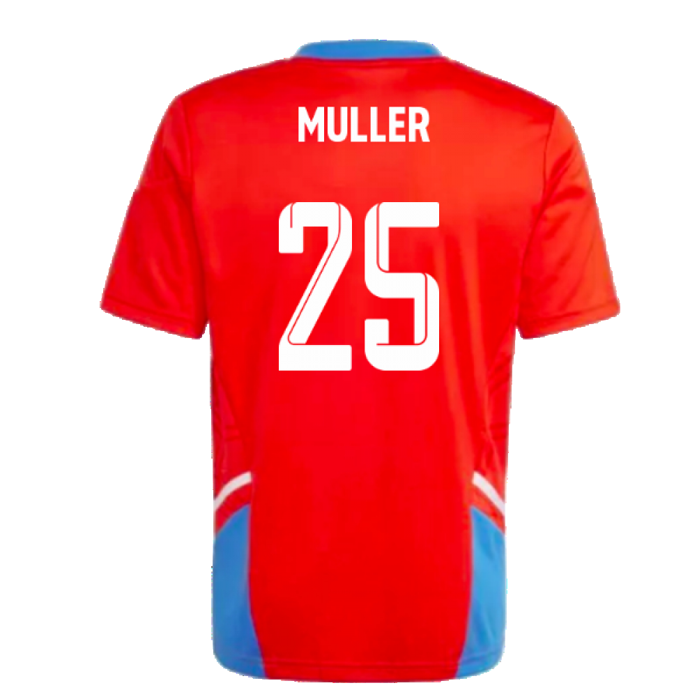 2022-2023 Bayern Munich Pro Training Jersey (Red) (MULLER 25)