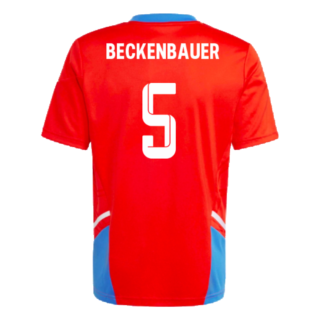 2022-2023 Bayern Munich Training Jersey (Red) - Kids (BECKENBAUER 5)