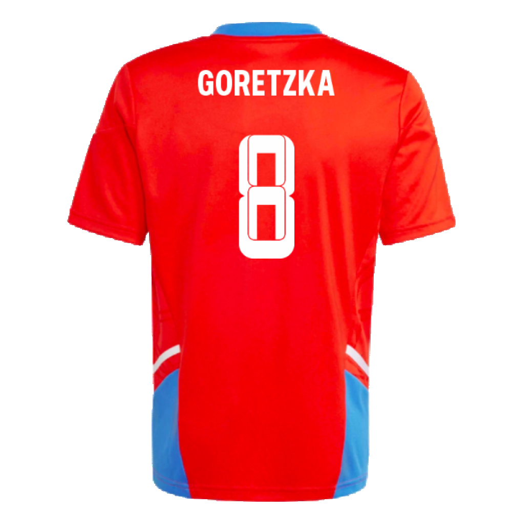 2022-2023 Bayern Munich Training Jersey (Red) - Kids (GORETZKA 8)