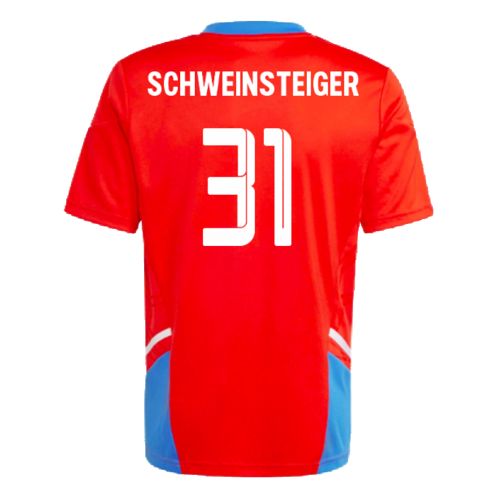 2022-2023 Bayern Munich Training Jersey (Red) - Kids (SCHWEINSTEIGER 31)