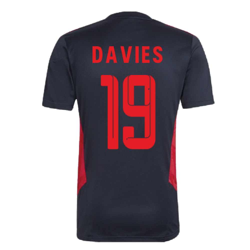 2022-2023 Bayern Munich Training Shirt (Black) (DAVIES 19)