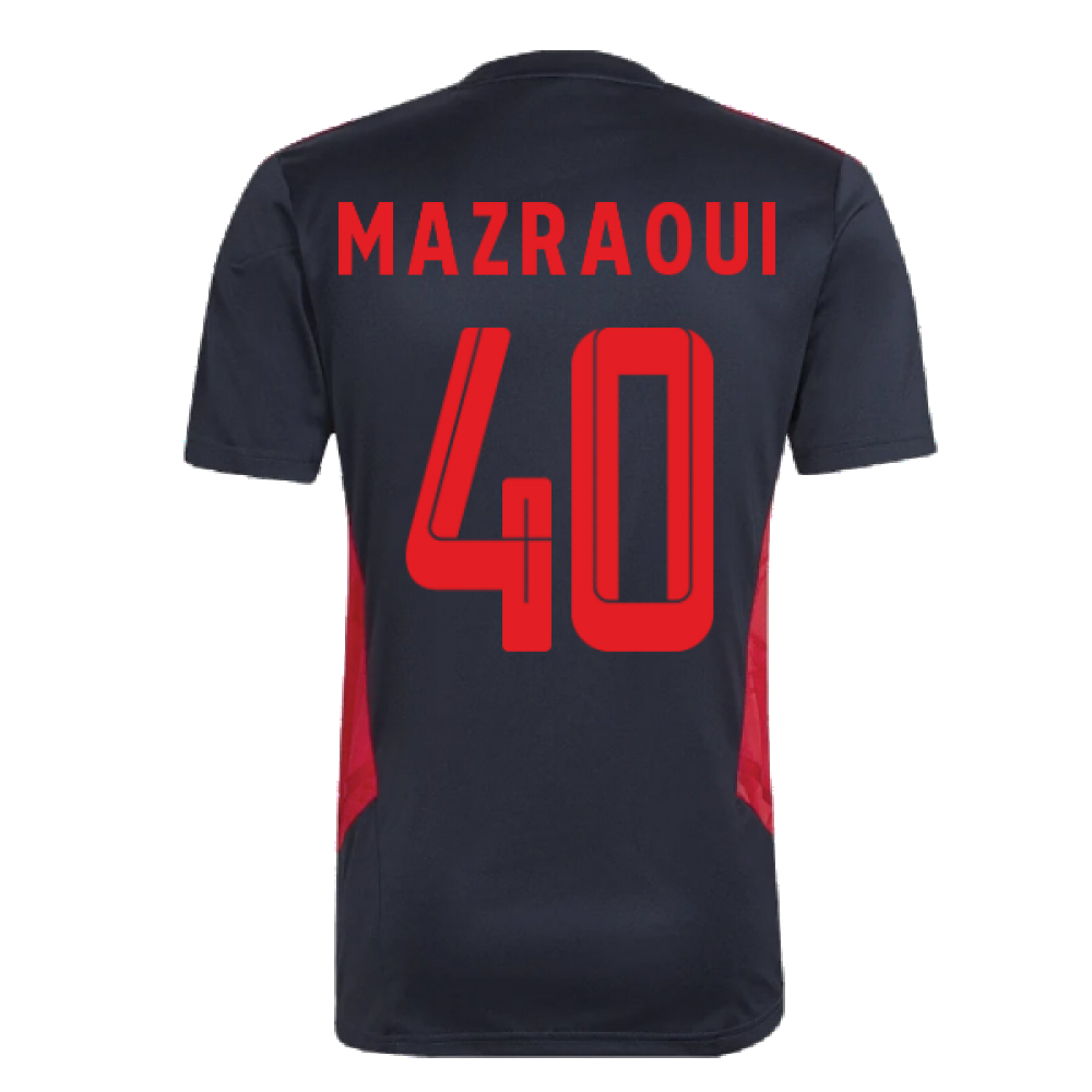 2022-2023 Bayern Munich Training Shirt (Black) (MAZRAOUI 40)