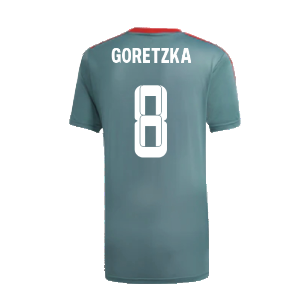 2022-2023 Bayern Munich Training Shirt (Raw Green) (GORETZKA 8)