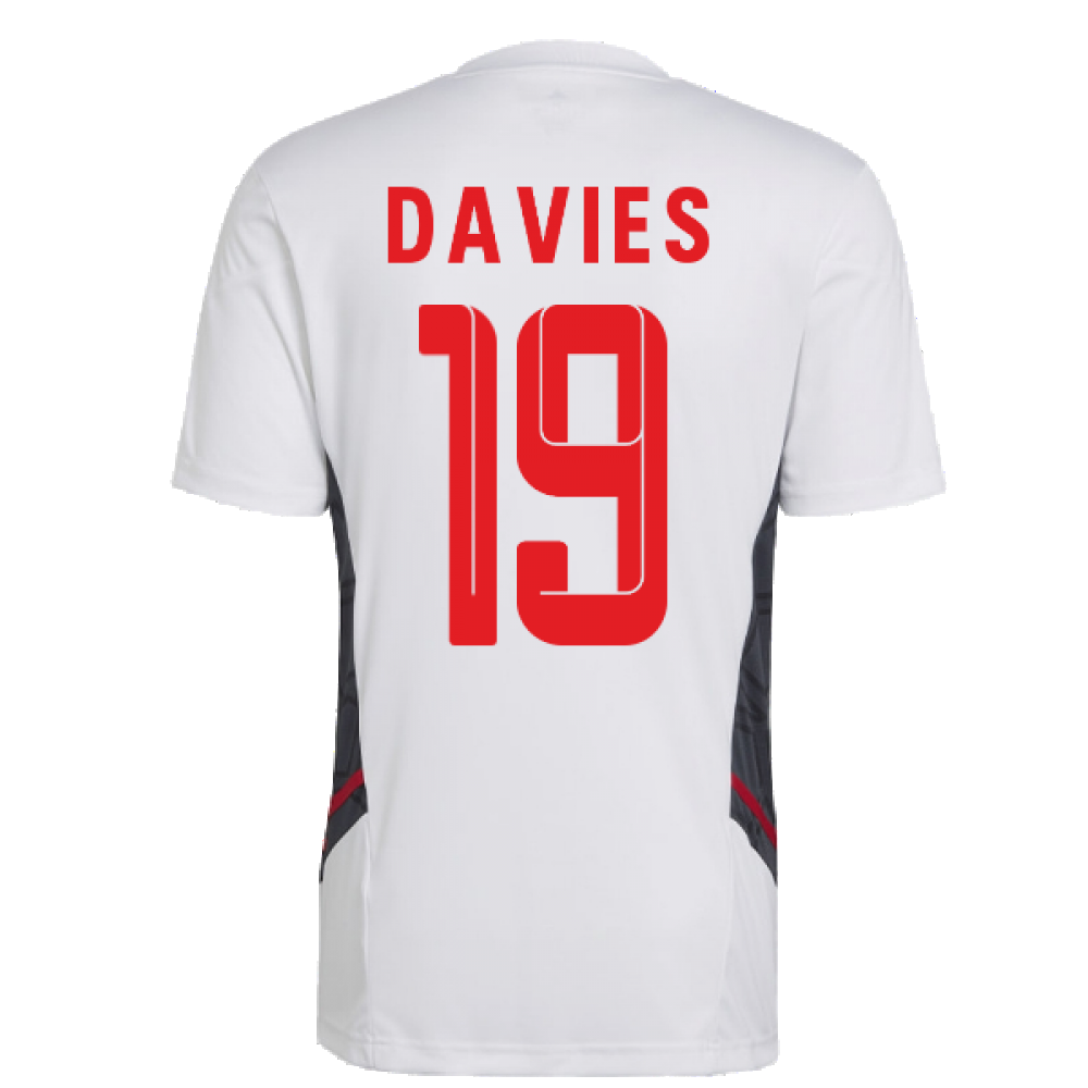 2022-2023 Bayern Munich Training Shirt (White) (DAVIES 19)