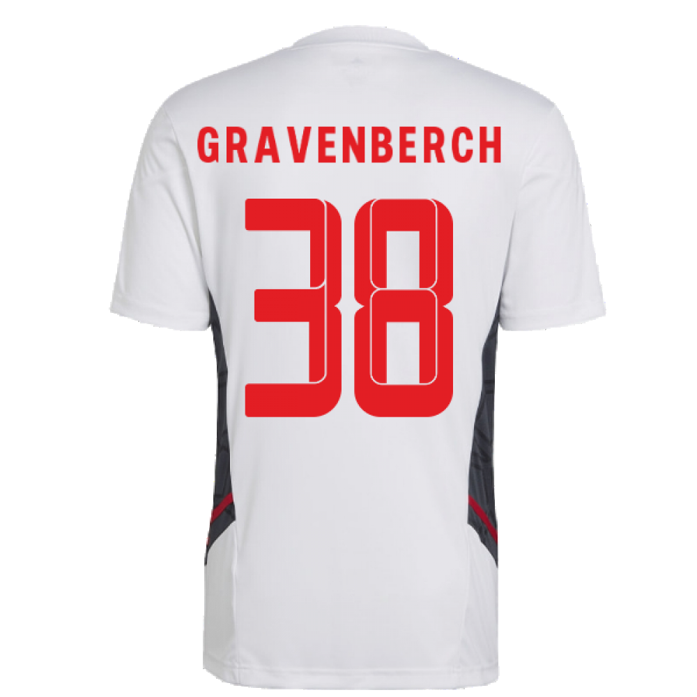 2022-2023 Bayern Munich Training Shirt (White) (GRAVENBERCH 38)