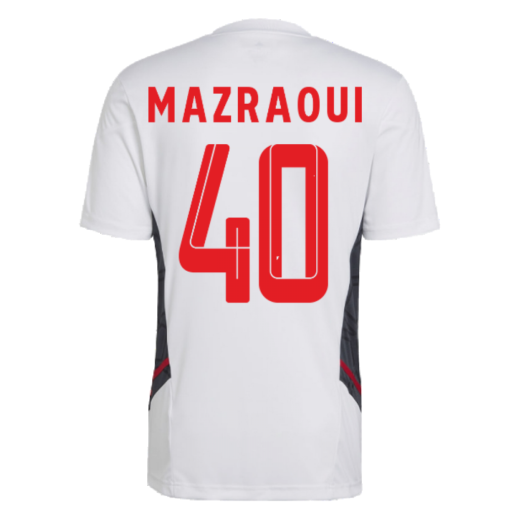 2022-2023 Bayern Munich Training Shirt (White) (MAZRAOUI 40)