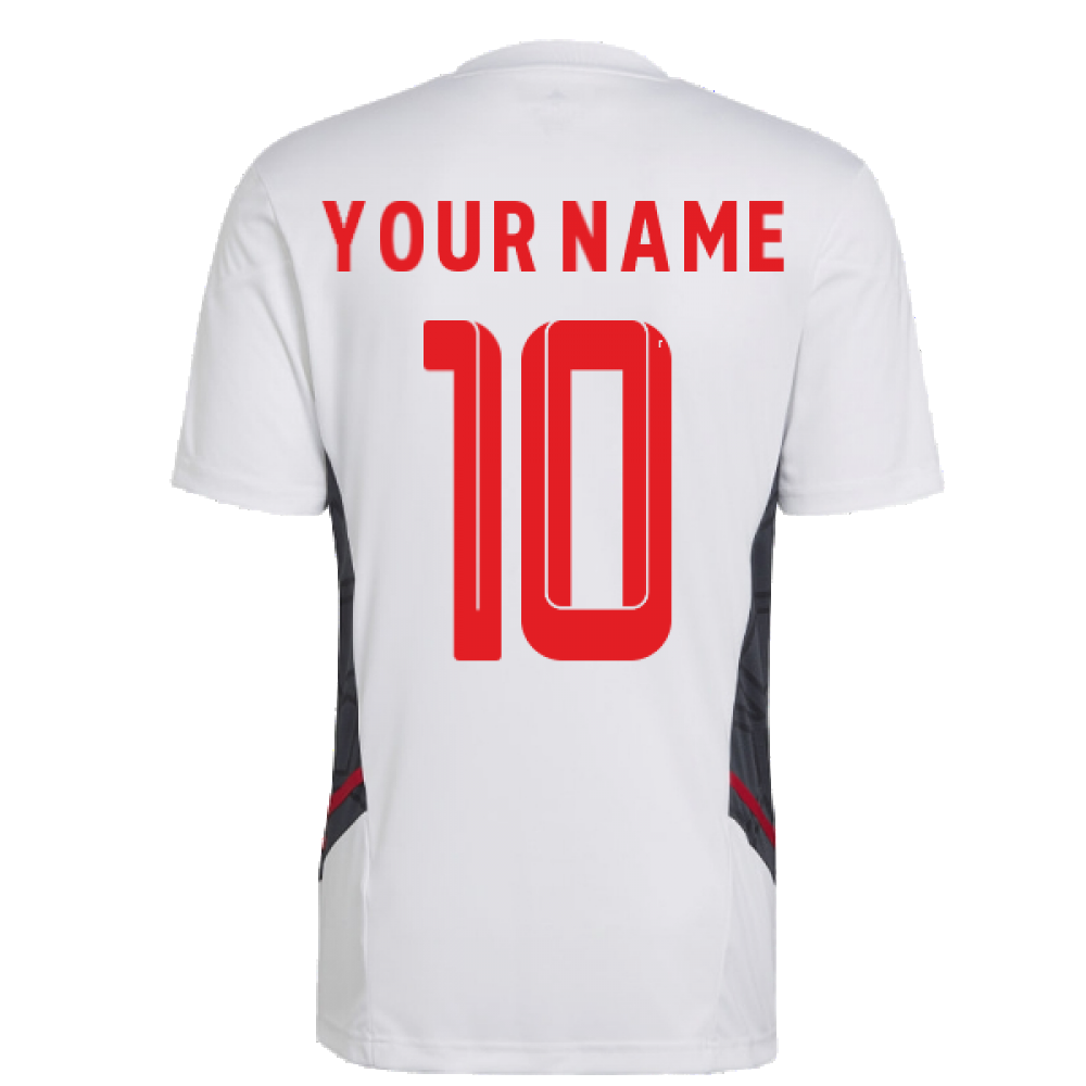 2022-2023 Bayern Munich Training Shirt (White) (Your Name)