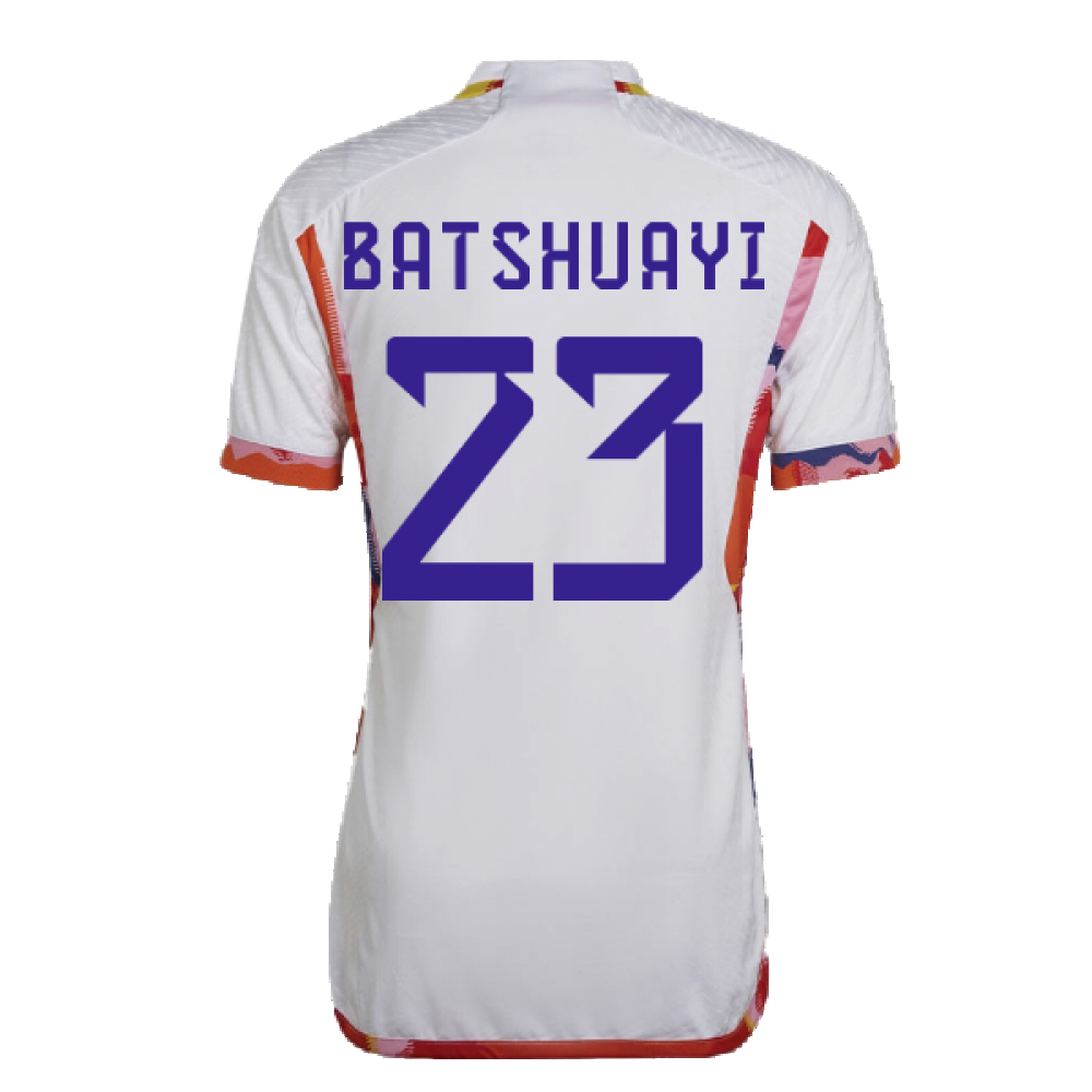 2022-2023 Belgium Authentic Away Shirt (BATSHUAYI 23)