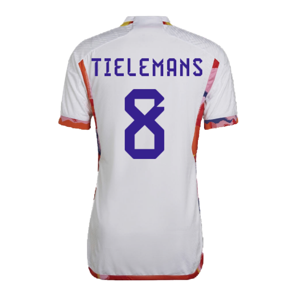 2022-2023 Belgium Authentic Away Shirt (TIELEMANS 8)