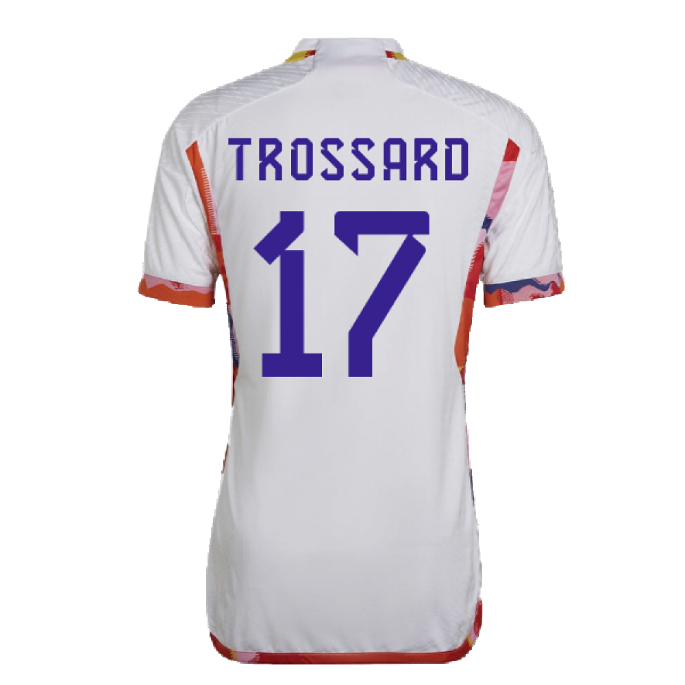 2022-2023 Belgium Authentic Away Shirt (TROSSARD 17)