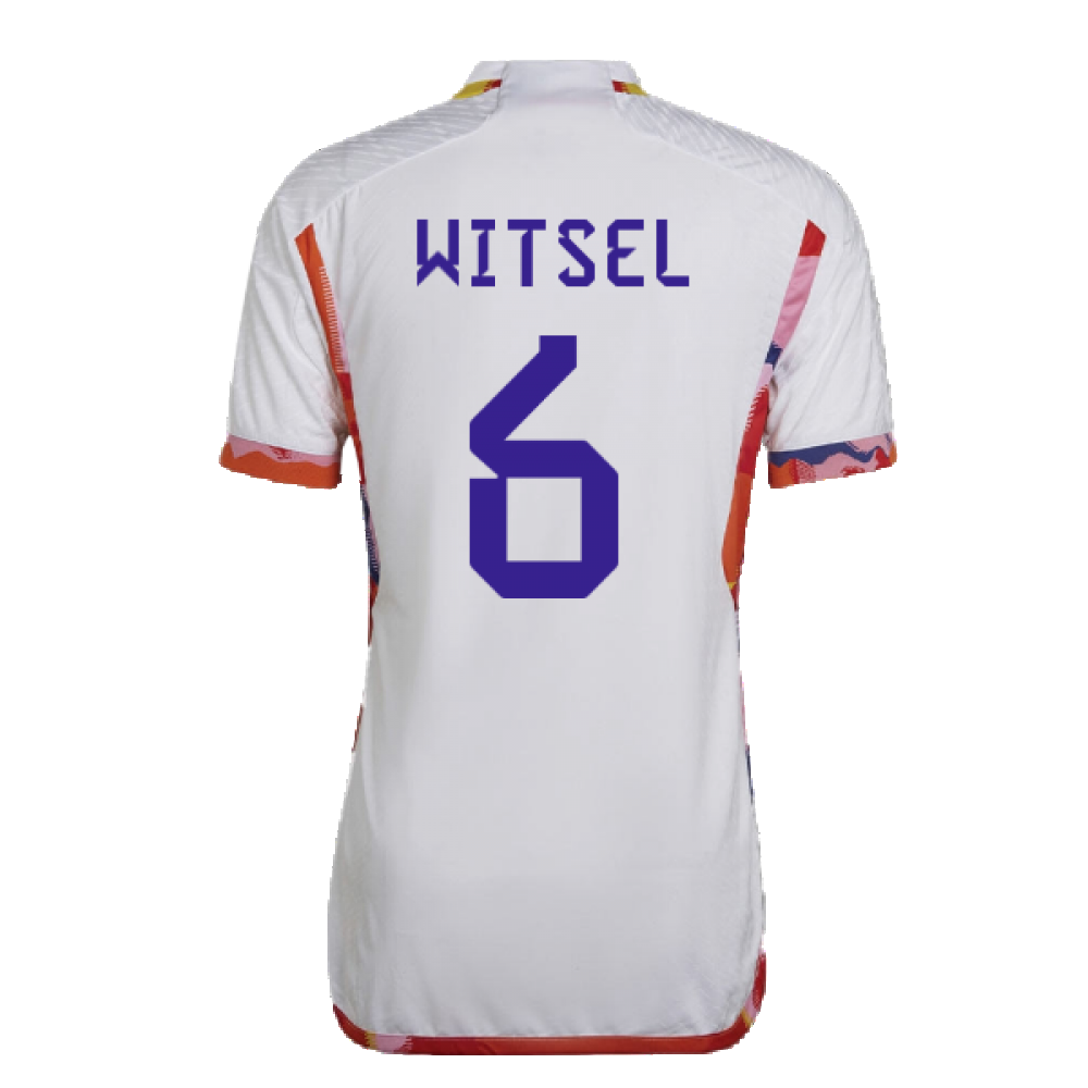 2022-2023 Belgium Authentic Away Shirt (WITSEL 6)