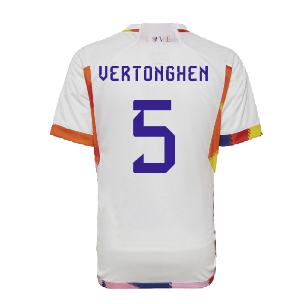 2022-2023 Belgium Away Shirt (Kids) (VERTONGHEN 5)