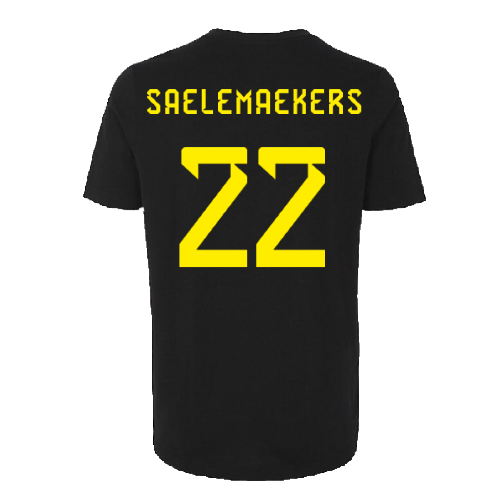 2022-2023 Belgium DNA Graphic Tee (Black) (SAELEMAEKERS 22)