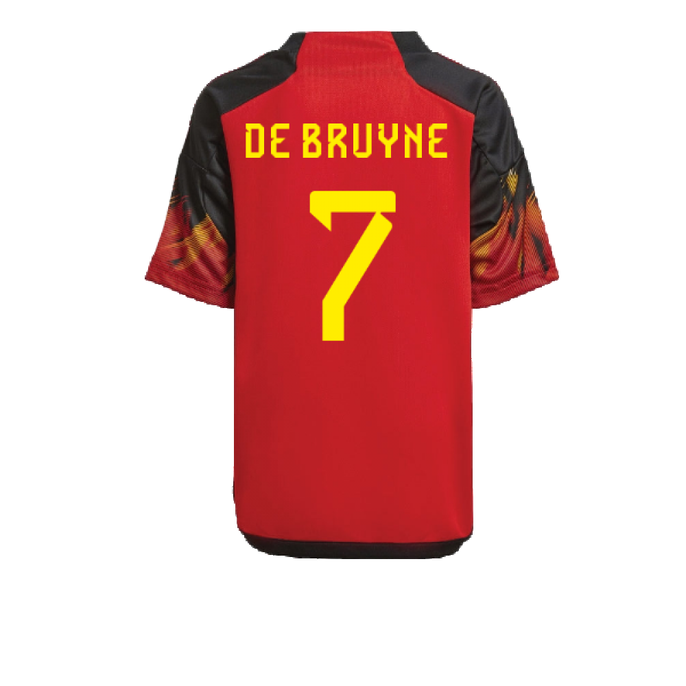 2022-2023 Belgium Home Mini Kit (DE BRUYNE 7)