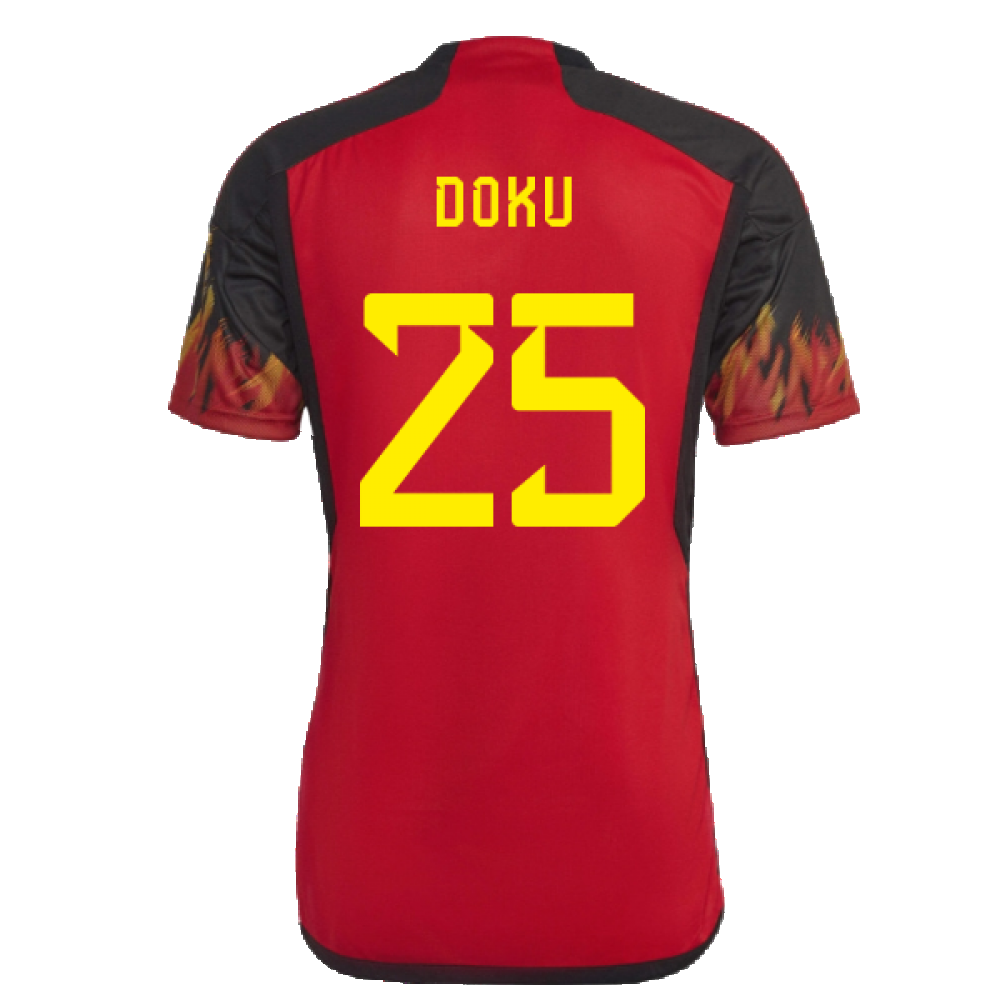 2022-2023 Belgium Home Shirt (Doku 25)