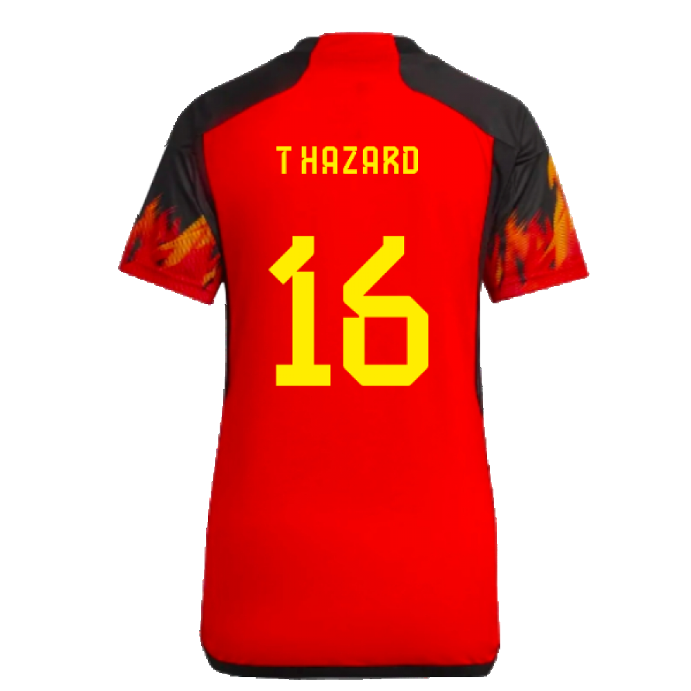 2022-2023 Belgium Home Shirt (Ladies) (T Hazard 16)