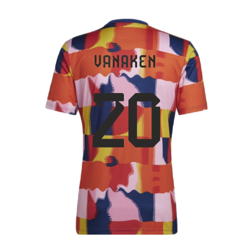 2022-2023 Belgium Pre-Match Shirt (Vanaken 20)