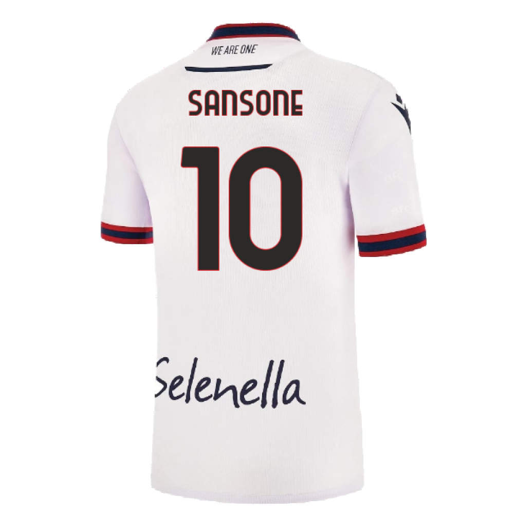 2022-2023 Bologna Away Shirt (SANSONE 10)