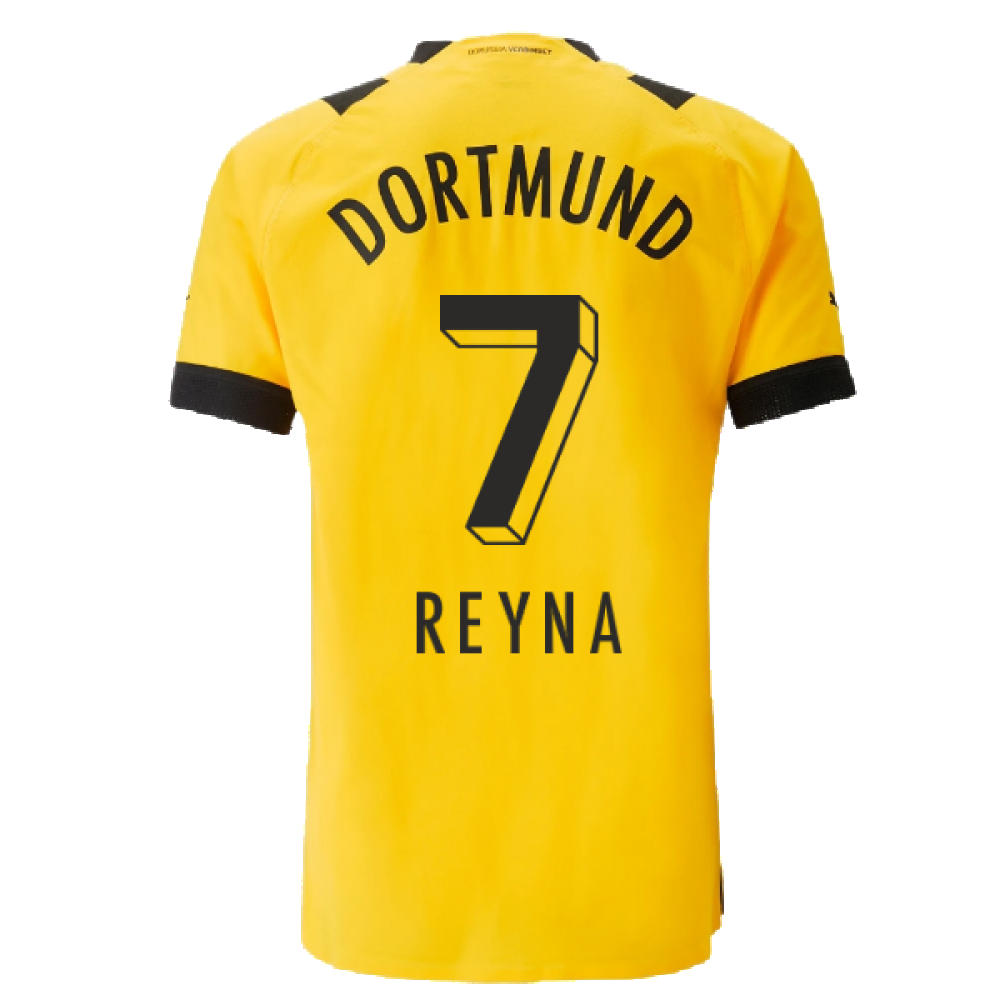 2022-2023 Borussia Dortmund Authentic Home Shirt (REYNA 7)