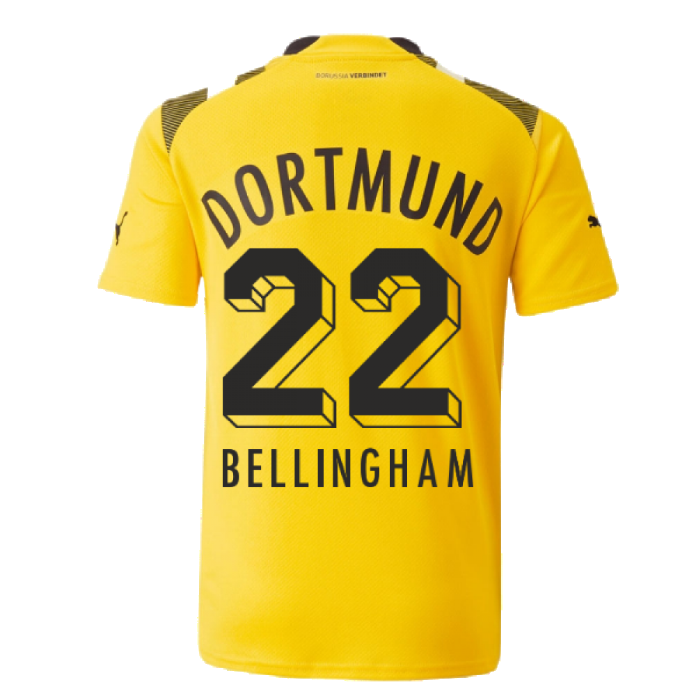 2022-2023 Borussia Dortmund CUP Shirt (Kids) (BELLINGHAM 22)