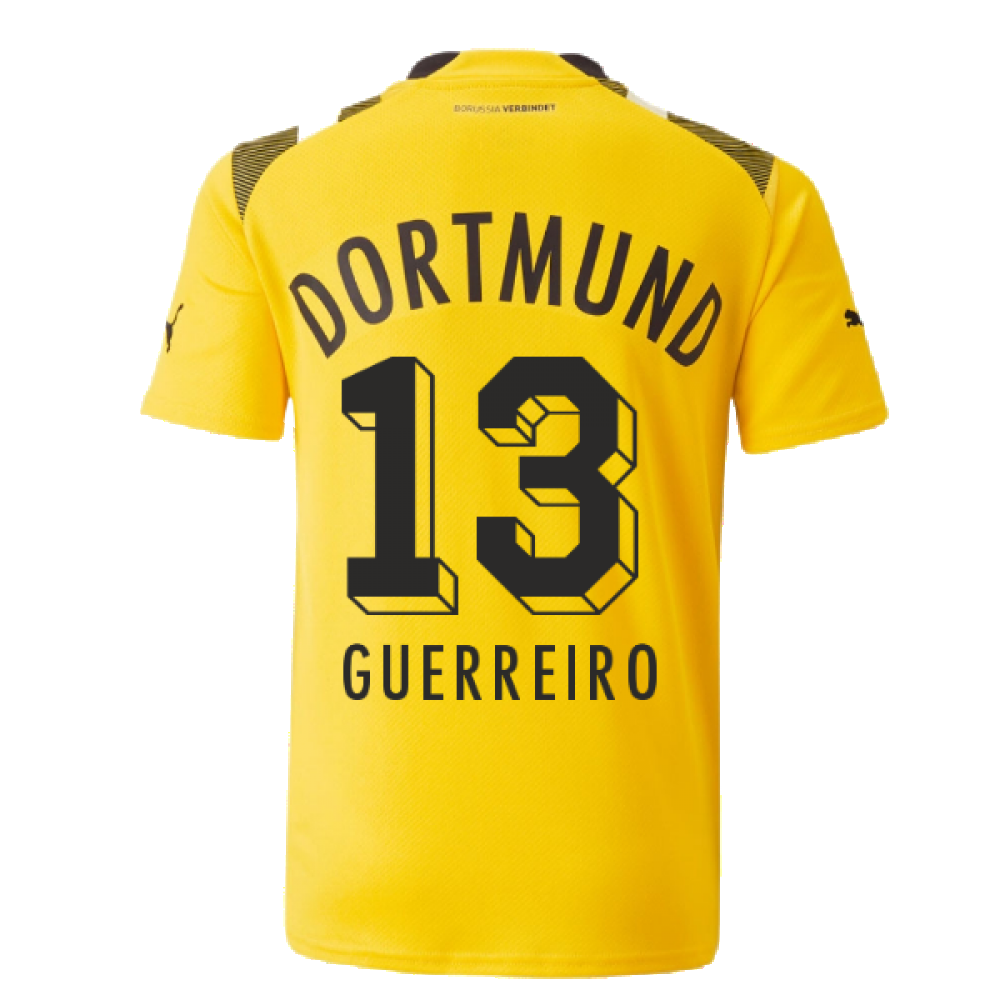 2022-2023 Borussia Dortmund CUP Shirt (Kids) (GUERREIRO 13)