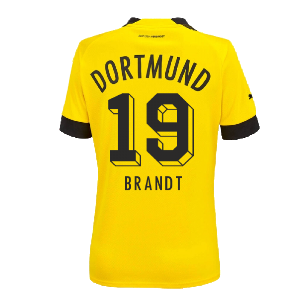 2022-2023 Borussia Dortmund Home Shirt - Ladies (BRANDT 19)