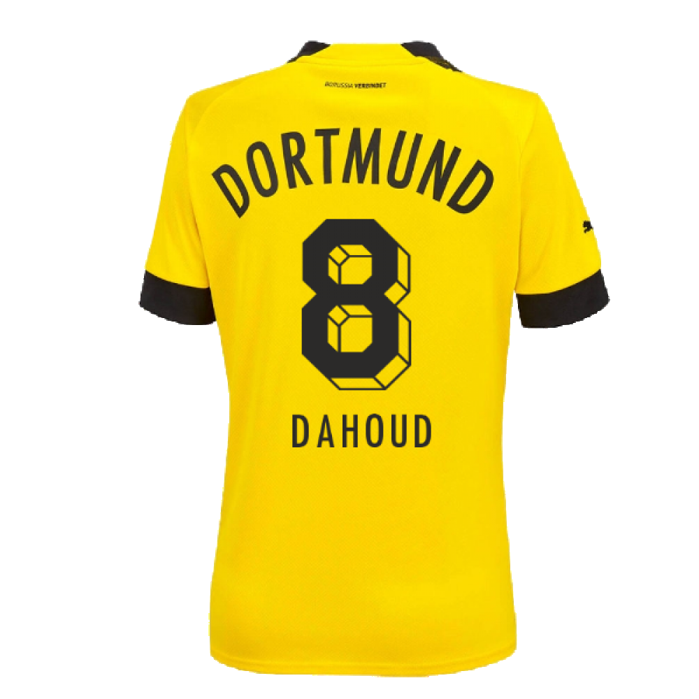 2022-2023 Borussia Dortmund Home Shirt - Ladies (DAHOUD 8)