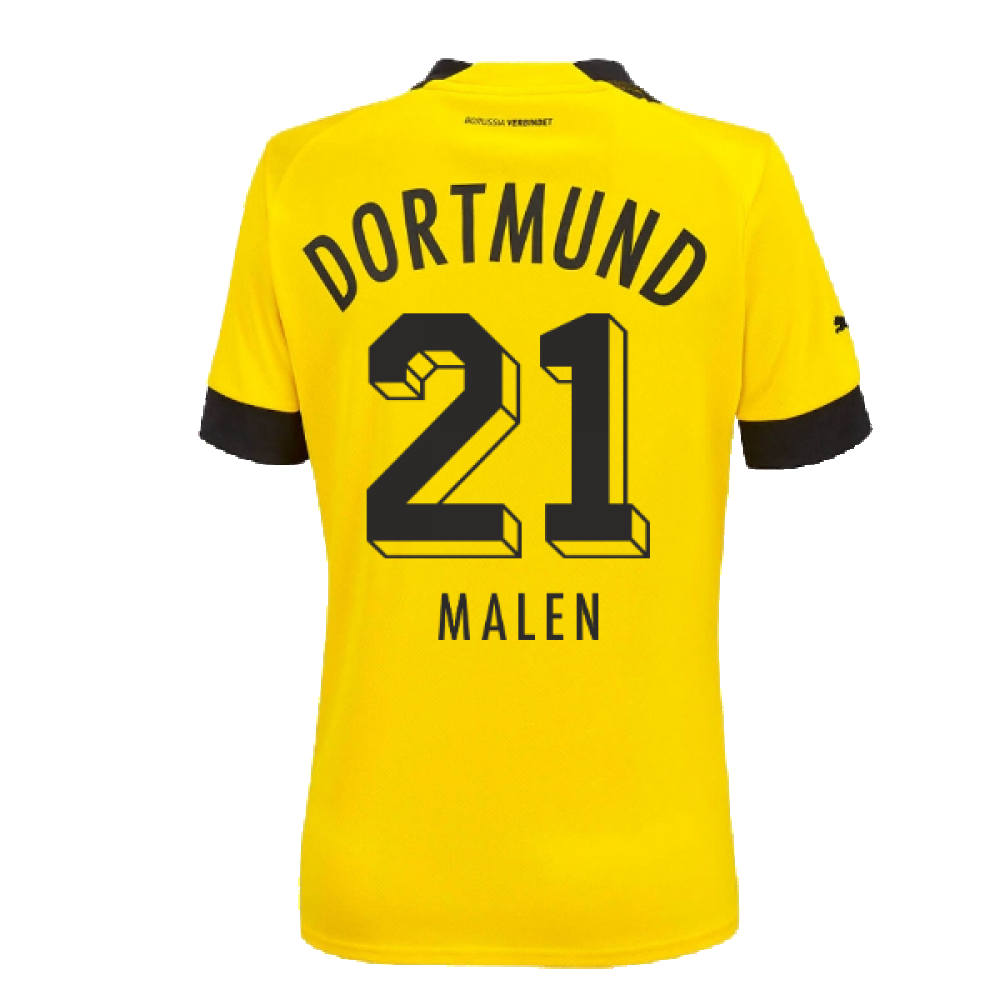 2022-2023 Borussia Dortmund Home Shirt - Ladies (MALEN 21)