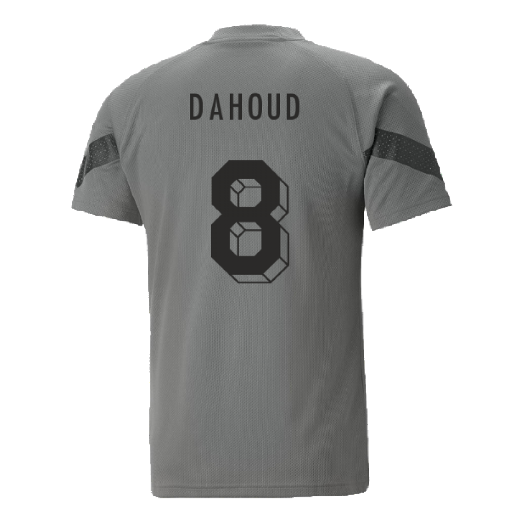 2022-2023 Borussia Dortmund Training Jersey (Smoked Pearl) (DAHOUD 8)