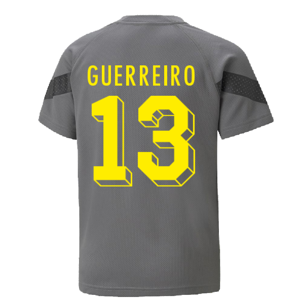 2022-2023 Borussia Dortmund Training Jersey (Smoked Pearl) - Kids (GUERREIRO 13)