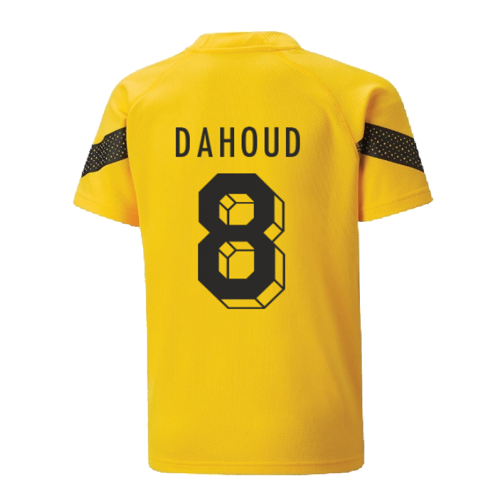 2022-2023 Borussia Dortmund Training Jersey (Yellow) - Kids (DAHOUD 8)