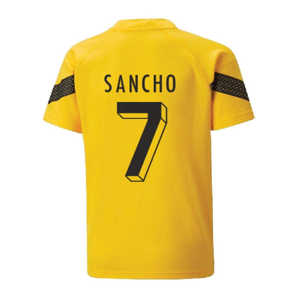 2022-2023 Borussia Dortmund Training Jersey (Yellow) - Kids (SANCHO 7)