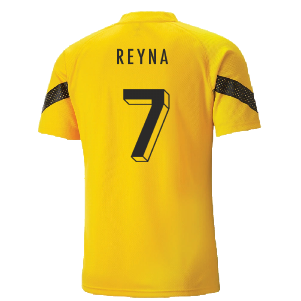 2022-2023 Borussia Dortmund Training Jersey (Yellow) (REYNA 7)