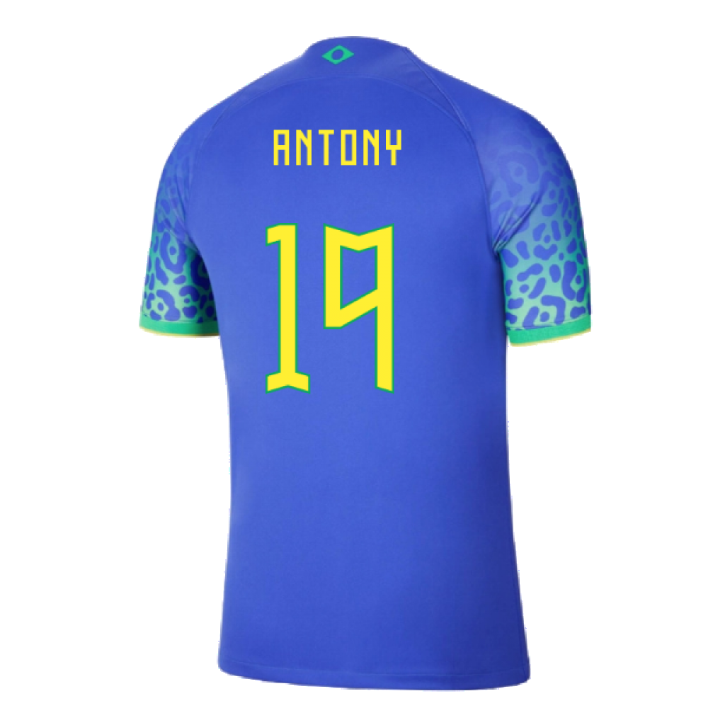 2022-2023 Brazil Away Dri-Fit ADV Vapor Shirt (Antony 19)