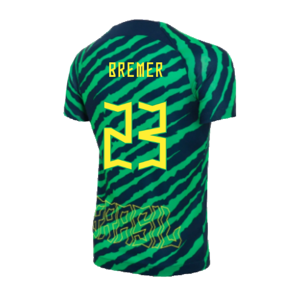 2022-2023 Brazil Dri-Fit Pre-Match Shirt (Kids) (Bremer 23)