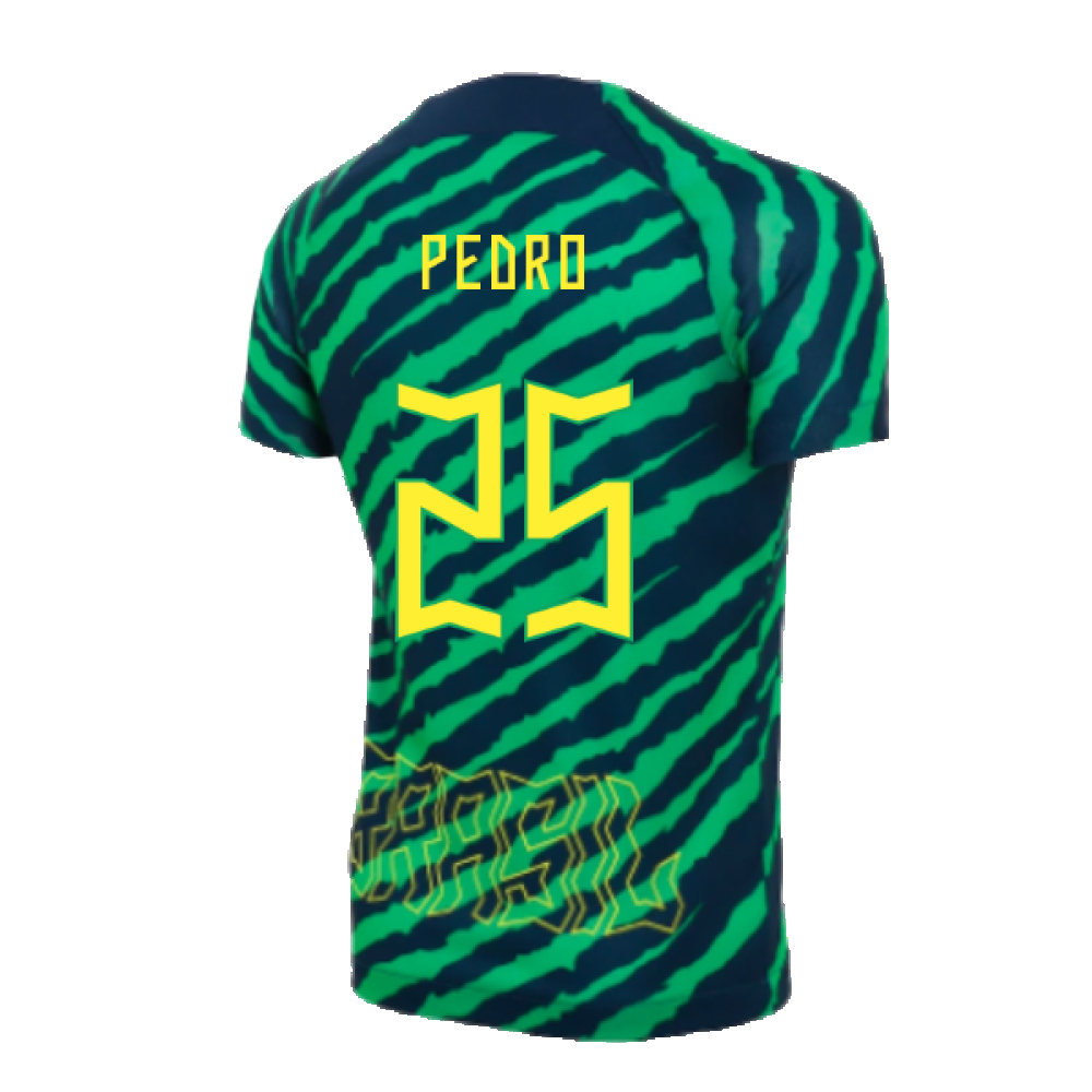 2022-2023 Brazil Dri-Fit Pre-Match Shirt (Kids) (Pedro 25)