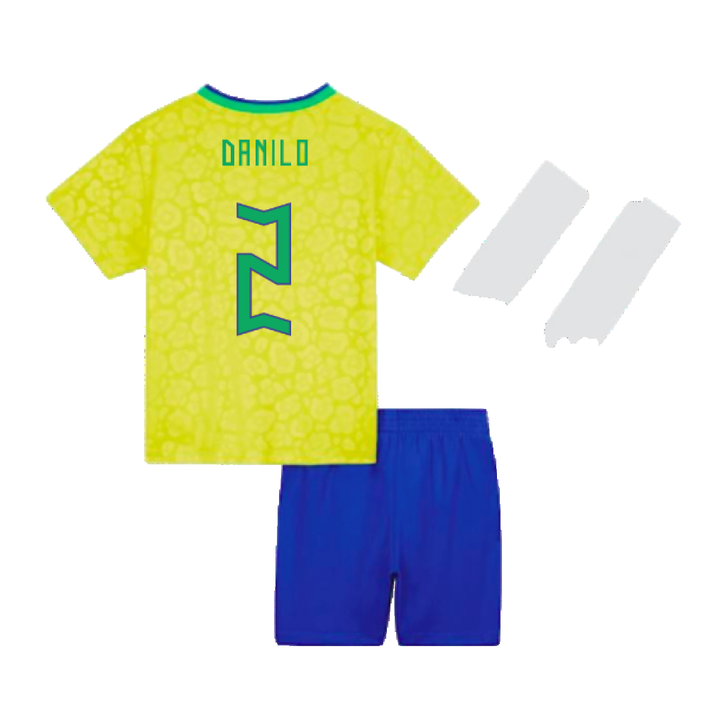 2022-2023 Brazil Home Infants Baby Kit (Danilo 2)