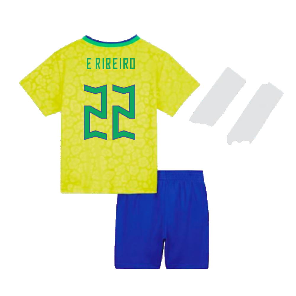 2022-2023 Brazil Home Infants Baby Kit (E Ribeiro 22)